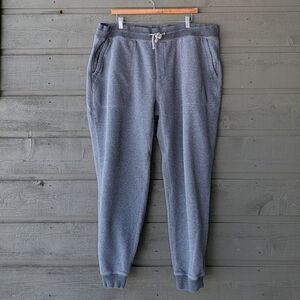 J. Crew Marled Brushed Fleece Sweatpant Heather Charcoal Gray Size XXL